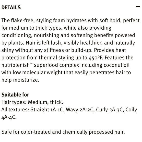 🛍️NEW AVEDA FULL nutriplenish styling treatment foam❤️FINAL SALE❤️ - Picture 5 of 11